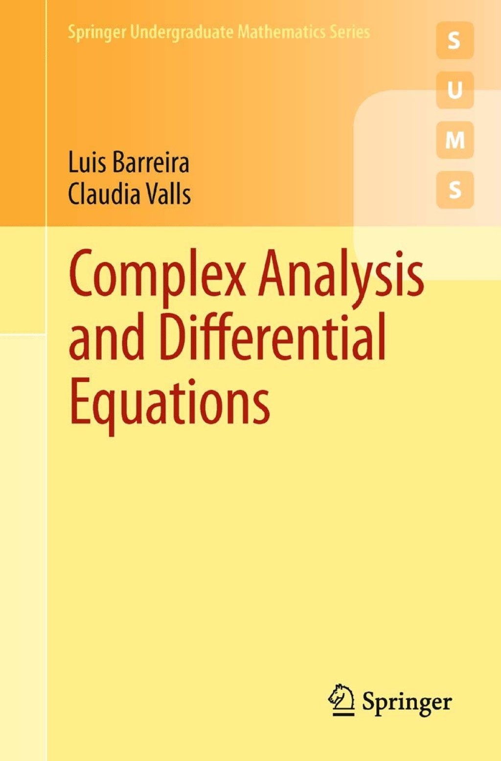 Complex Analysis and Differential Equations - (PDF/EPUB Version)