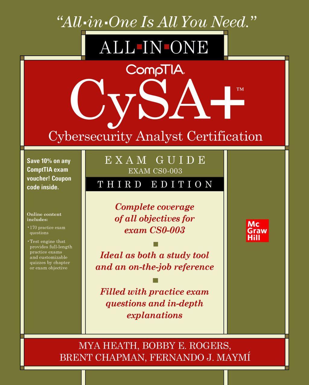 CompTIA CySA+ Cybersecurity Analyst Certification All-in-One Exam Guide ...