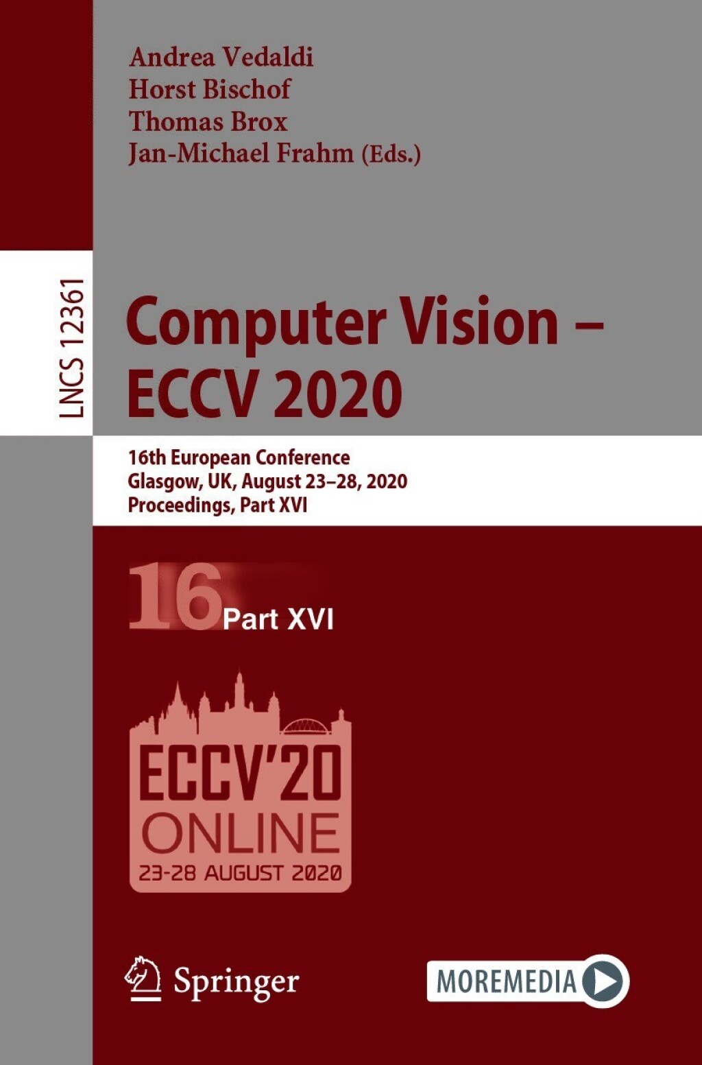 Computer Vision â€“ ECCV 2020 16th European Conference, Glasgow, UK ...