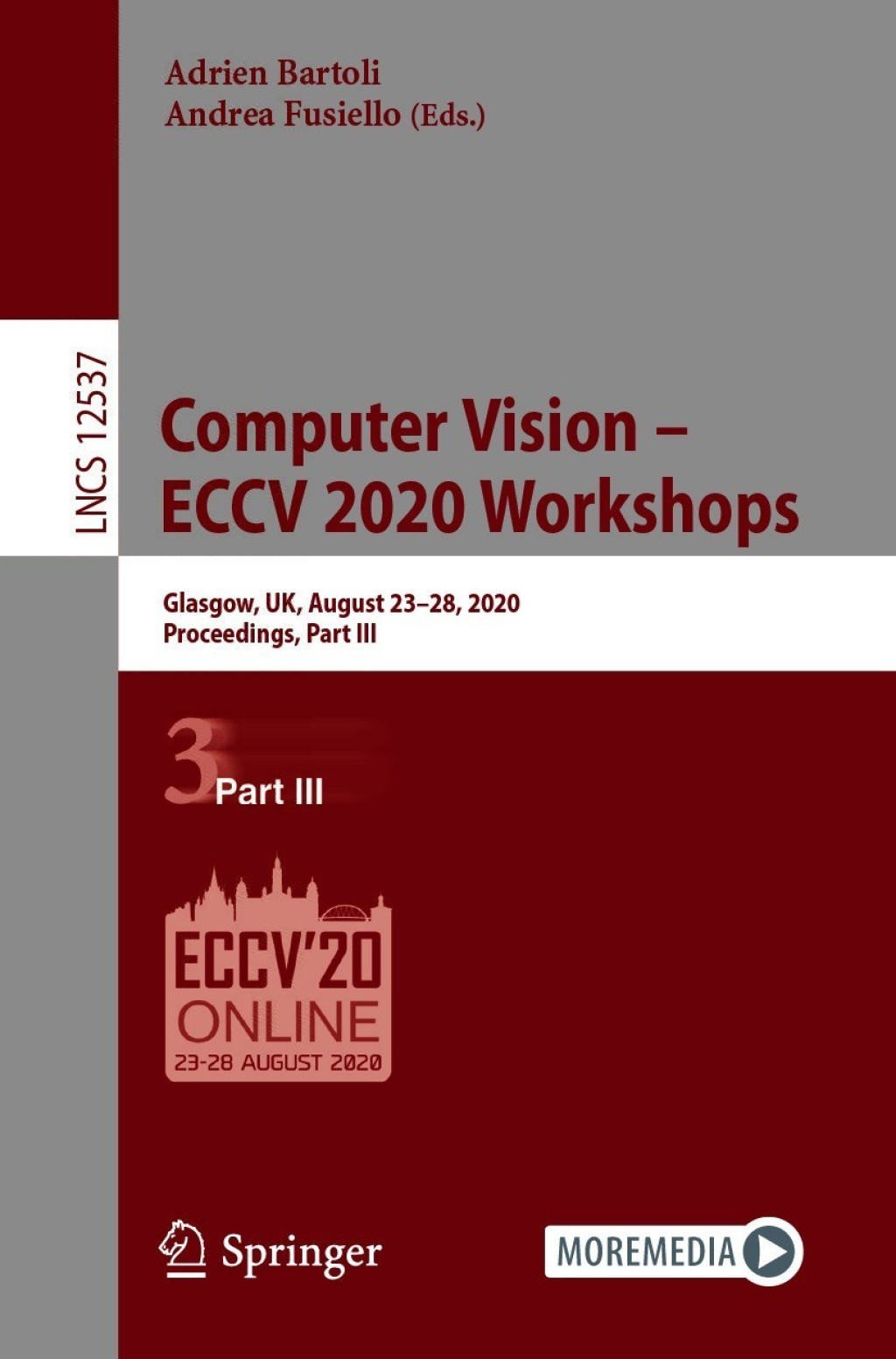 Computer Vision â€“ ECCV 2020 Workshops Glasgow, UK, August 23â€“28 ...