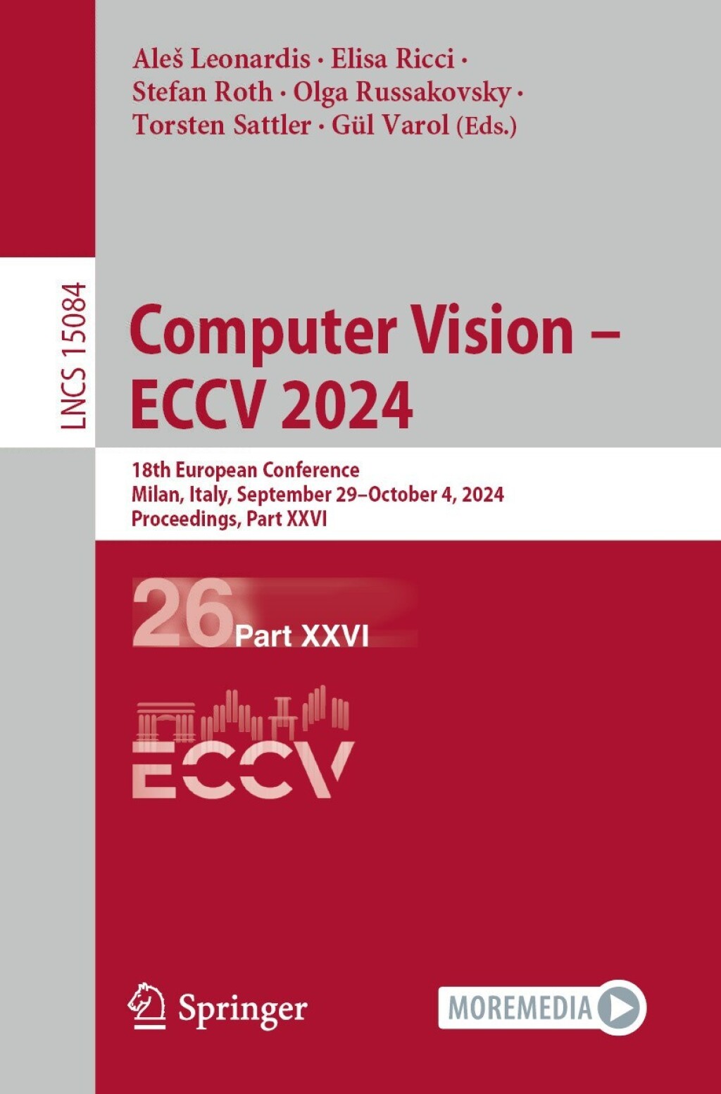 Computer Vision â€“ ECCV 2024 18th European Conference, Milan, Italy ...