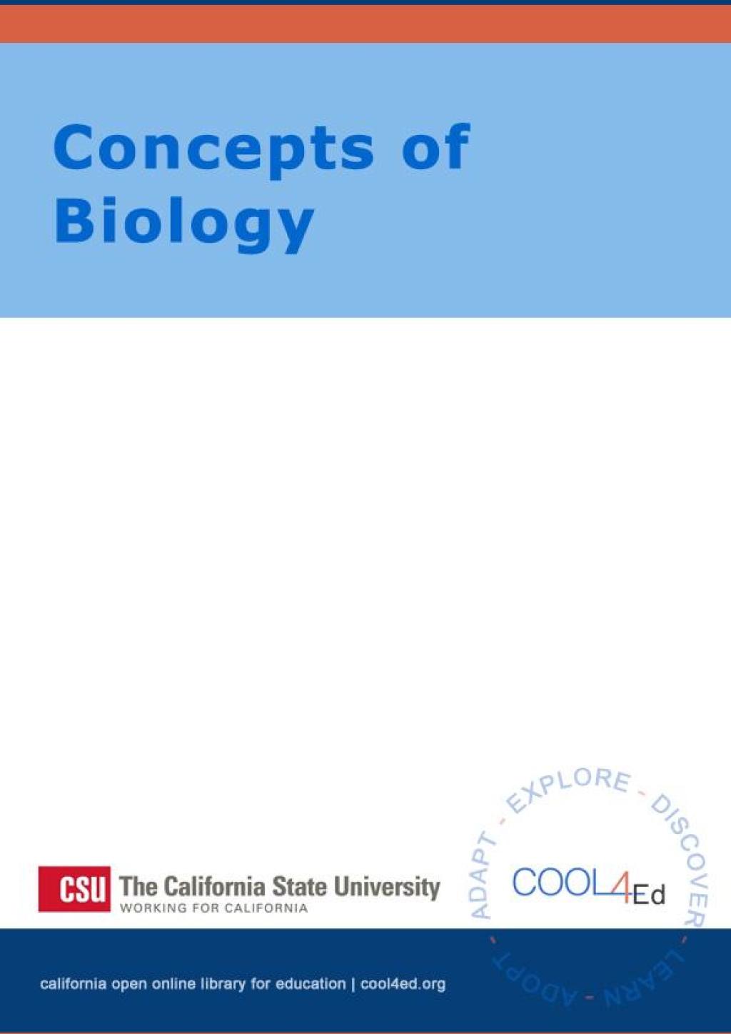 Concepts of Biology CSU Interactive OpenStax - (PDF/EPUB Version)