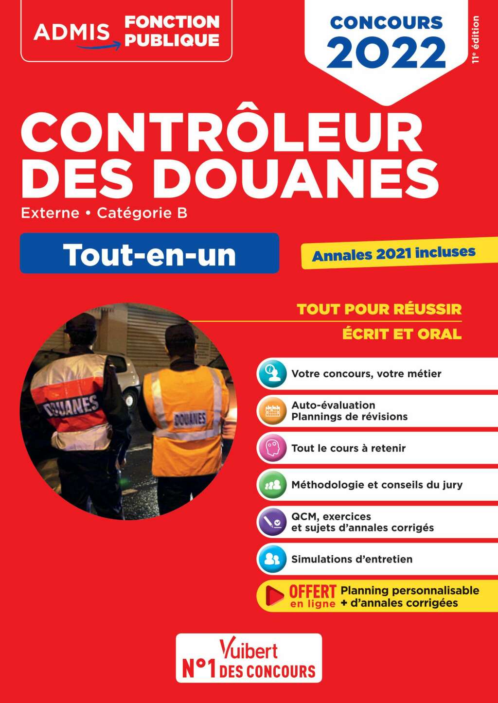 Concours ContrÃ´leur des douanes - CatÃ©gorie B - Tout-en-un - Branches opÃ©rations commerciales, su... DGDDI - Concours 2022 - (PDF/EPUB Version)