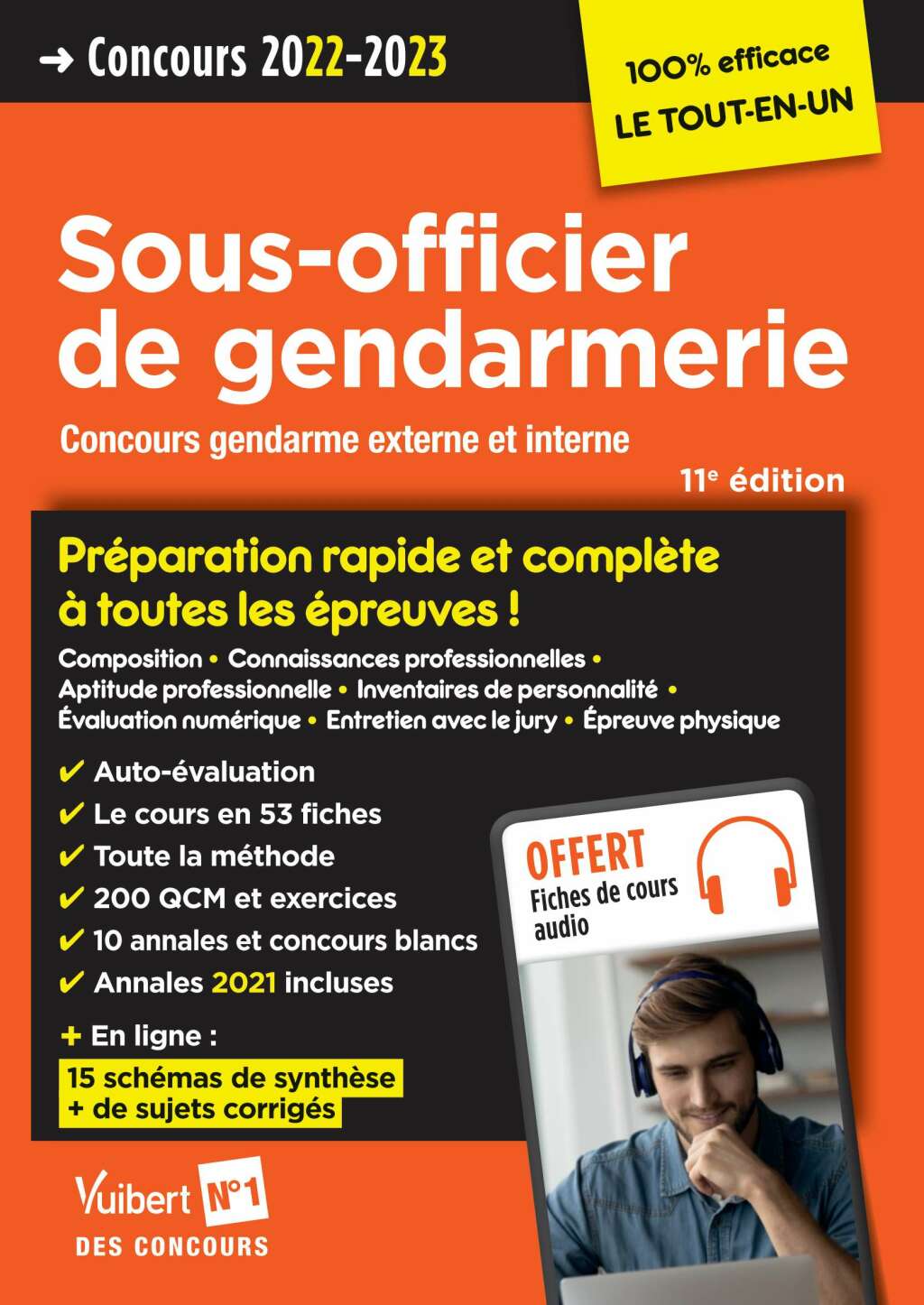 Concours Sous-officier de gendarmerie - Gendarme - CatÃ©gorie B - Concours 2022-2023 Gendarme - CatÃ©gorie B - Concours externe et interne 2022-2023 - Tout le cours en audio 11th Edition - (PDF/EPUB Version)