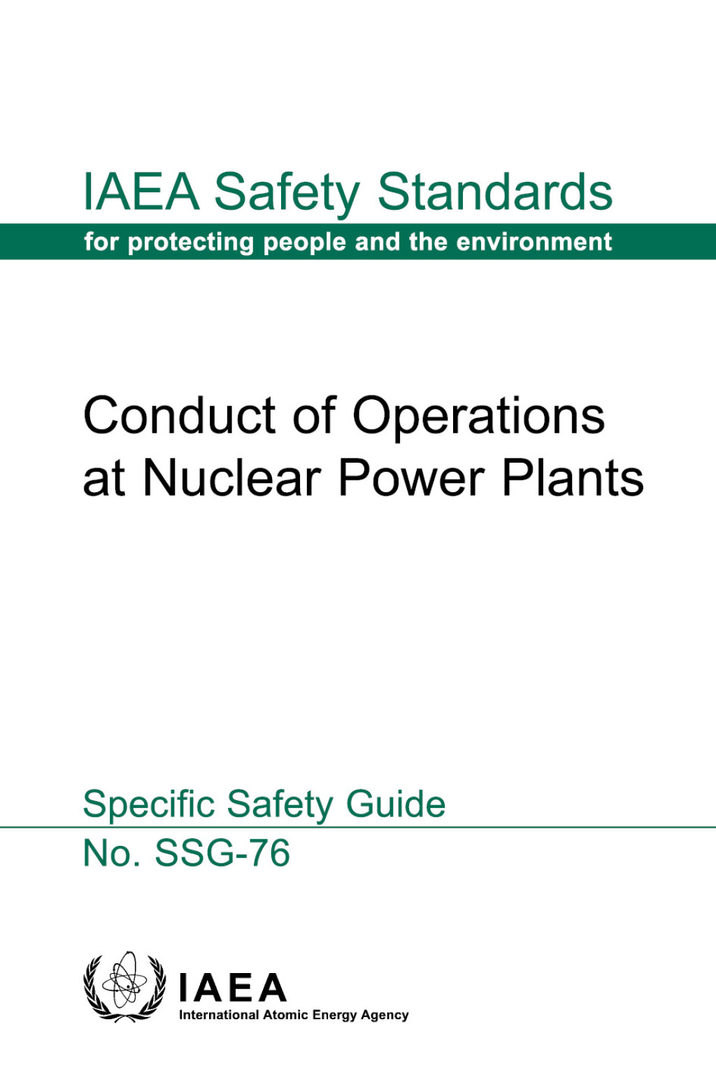 Conduct of Operations at Nuclear Power Plants - (PDF/EPUB Version)