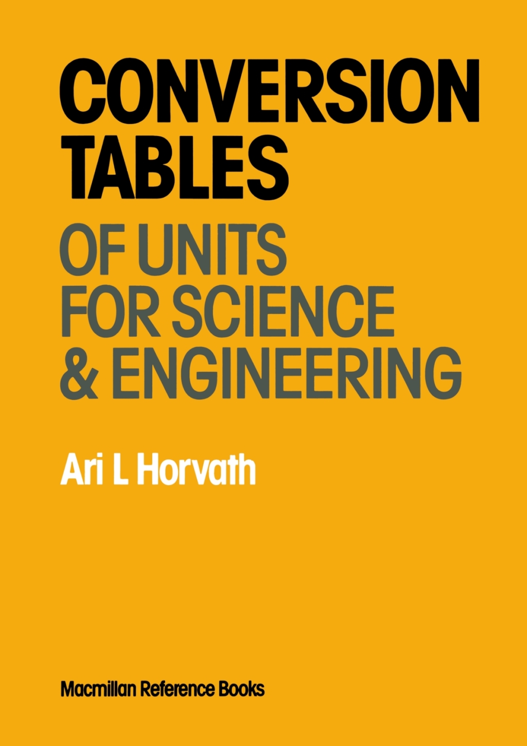 Us Engineering Conversion Table Conversion Tables of Units in Science & Engineering Γ’β¬β PDF/EPUB ...