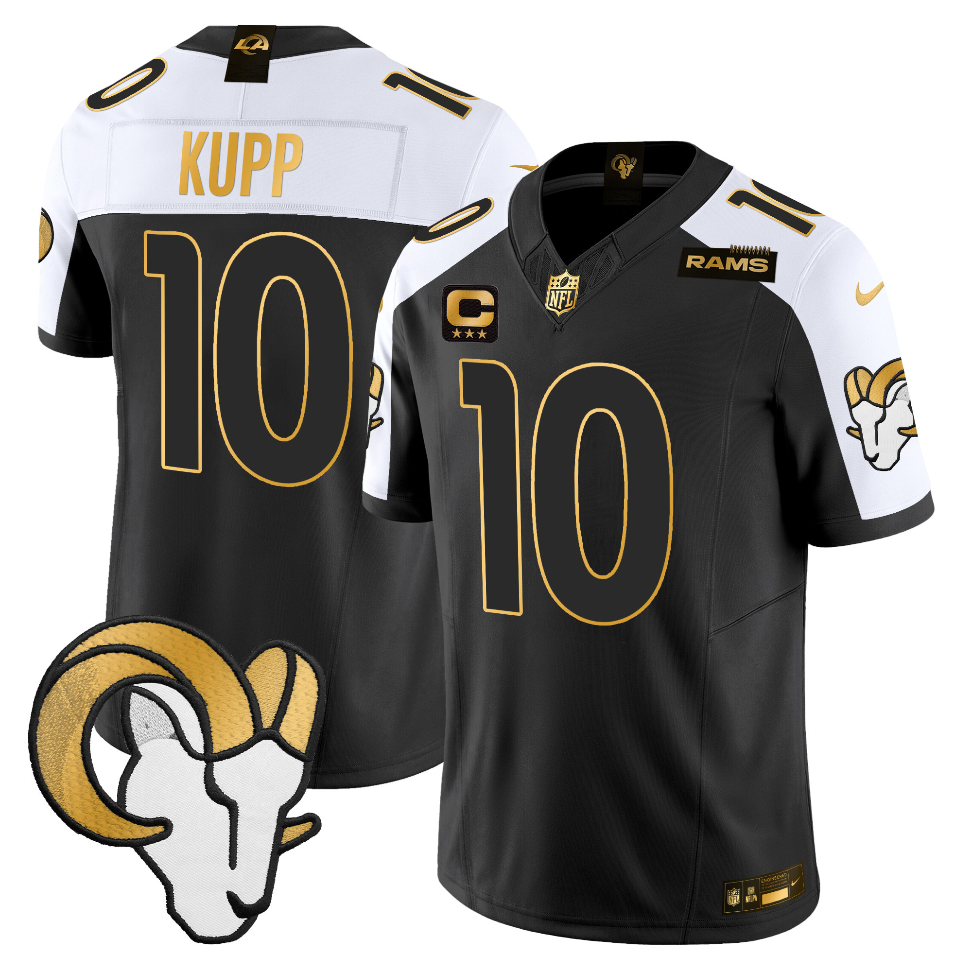 Cooper Kupp Men's Los Angeles Rams 2024 Gold Vapor Limited Alternate Jersey - All Stitched
