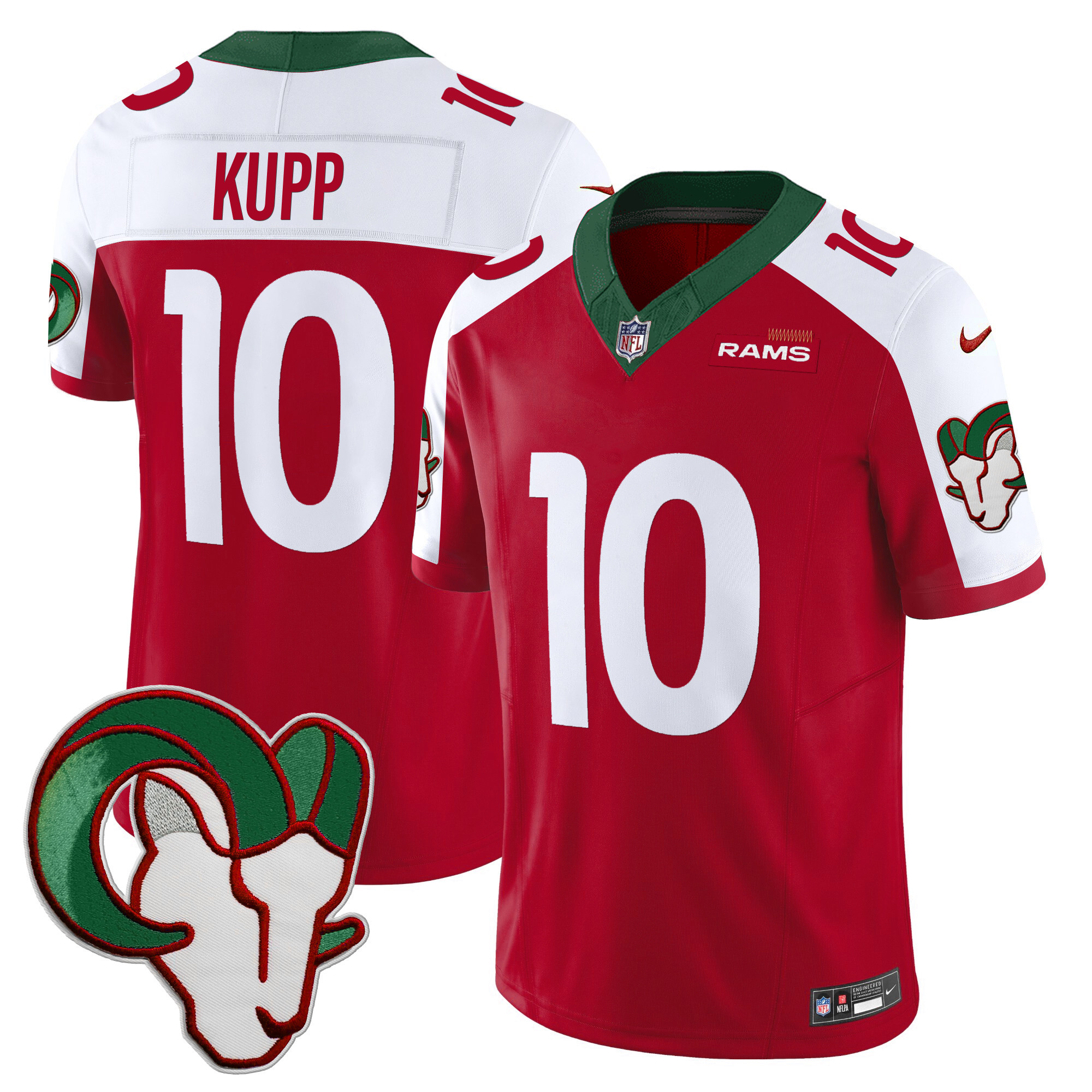 Cooper Kupp Men's Los Angeles Rams Mexico Vapor Limited Red Alternate Jersey - All Stitched