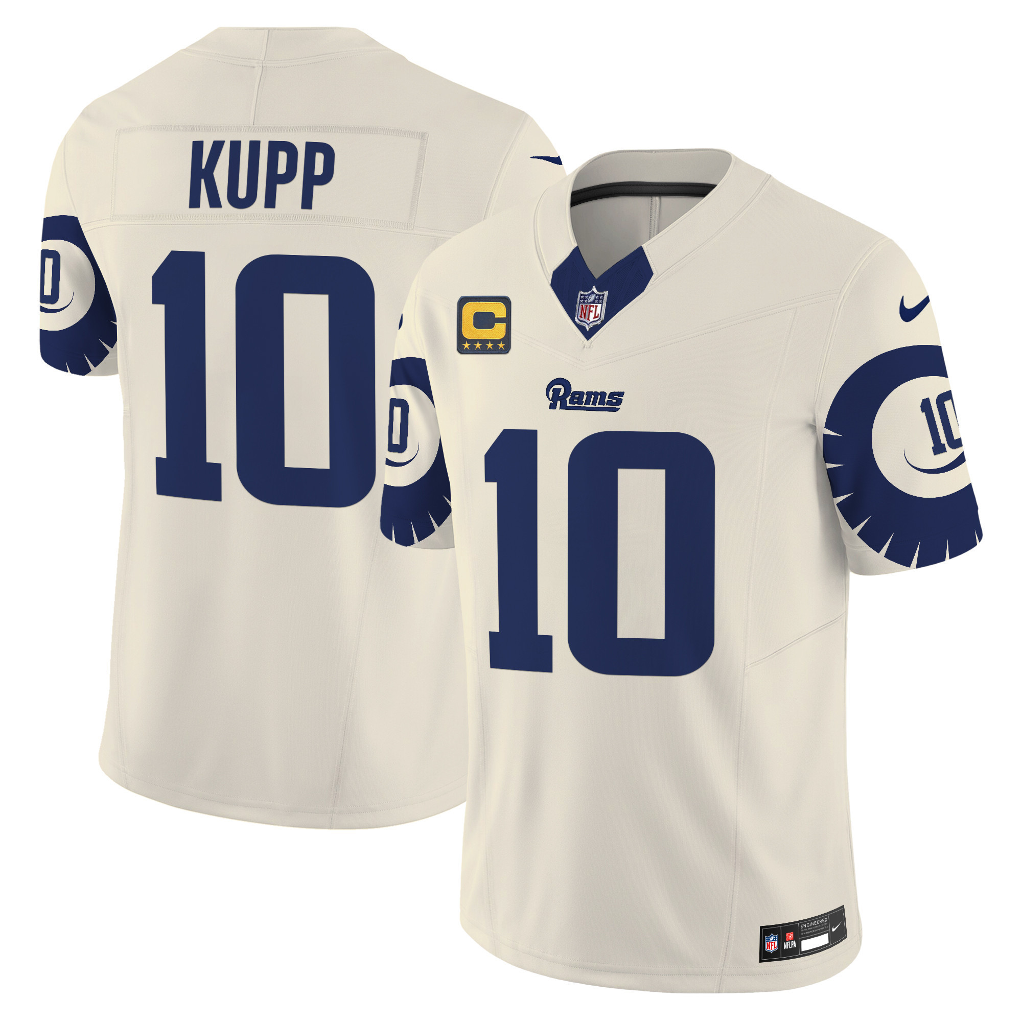 Cooper Kupp Men's Los Angeles Rams Special Vapor Limited Bone Jersey - All Stitched