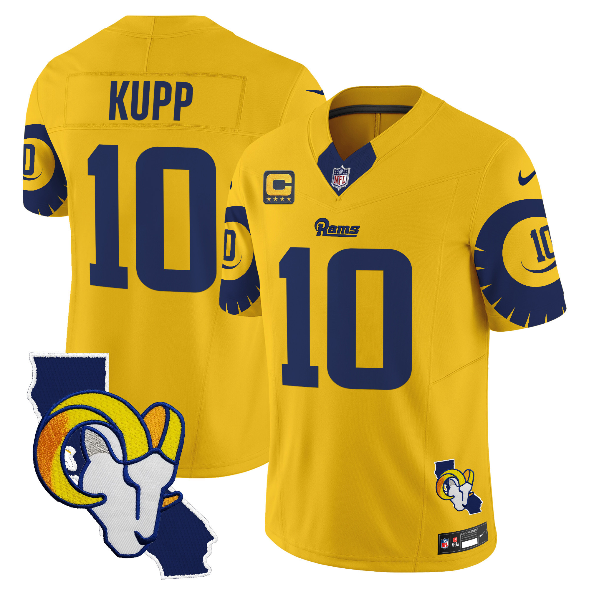 Cooper Kupp Men's Los Angeles Rams Special Vapor Limited Gold Jersey - All Stitched