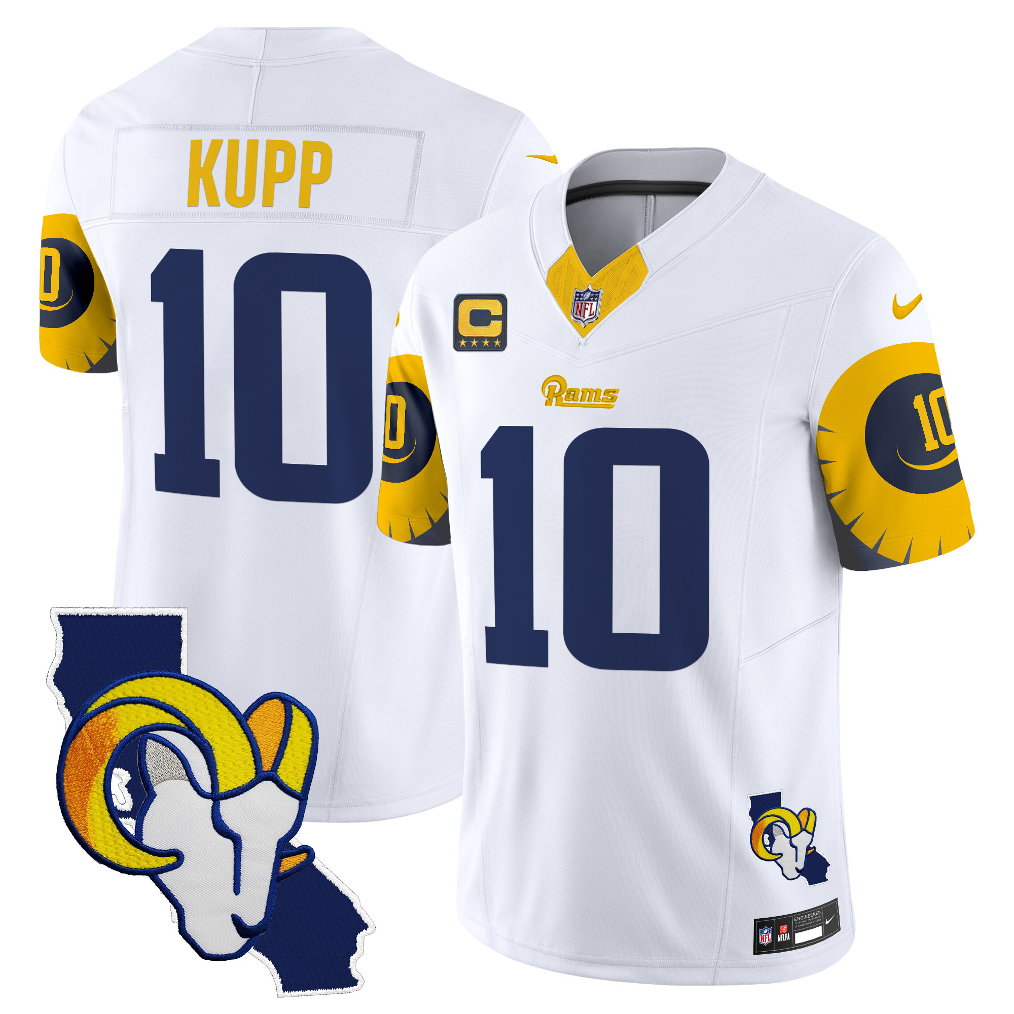 Cooper Kupp Men's Los Angeles Rams Special Vapor Limited White Jersey - All Stitched