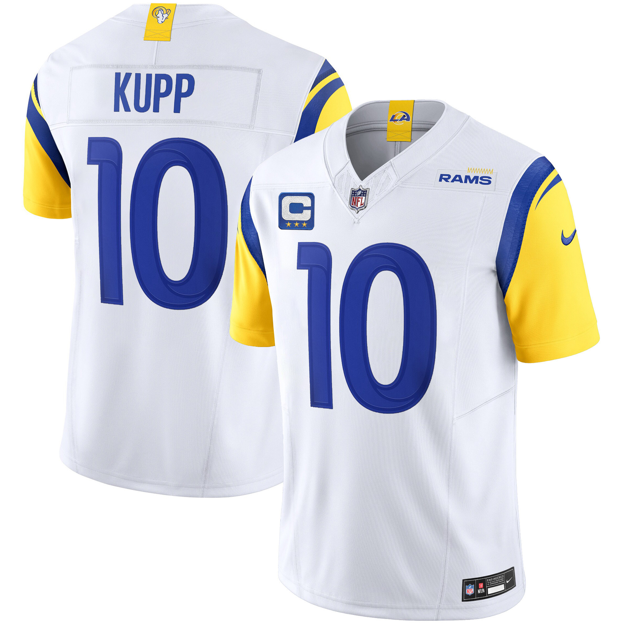 Cooper Kupp Men's Los Angeles Rams Vapor Limited White Jersey - All Stitched