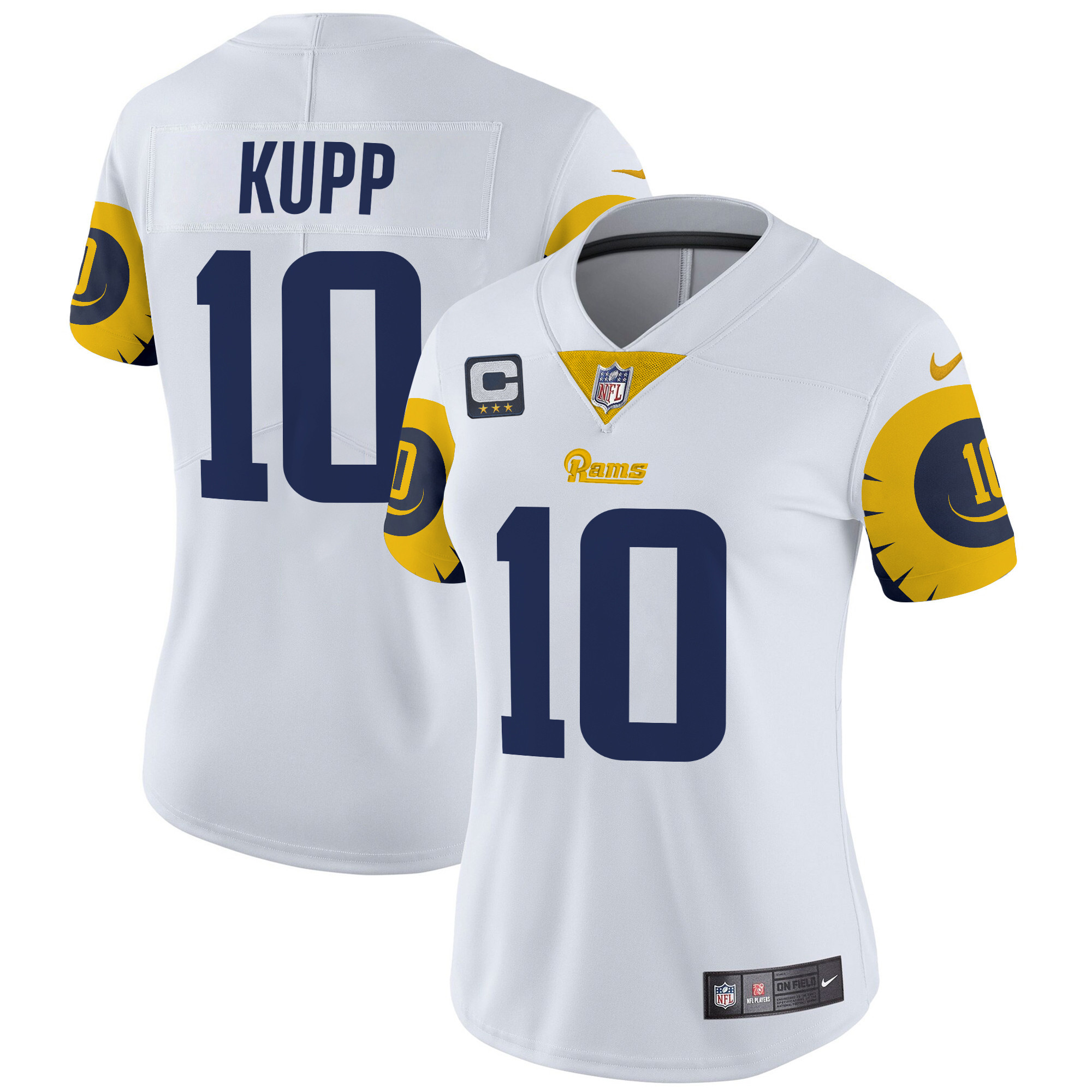 Cooper Kupp Women's Los Angeles Rams Special Vapor Limited White Jersey - All Stitched