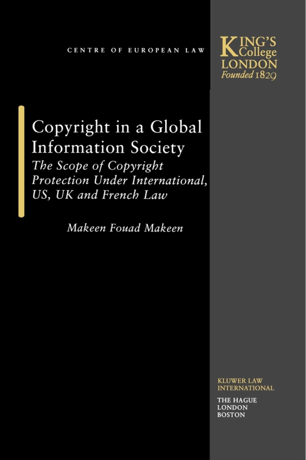 Copyright in a Global Information Society The Scope of Copyright ...