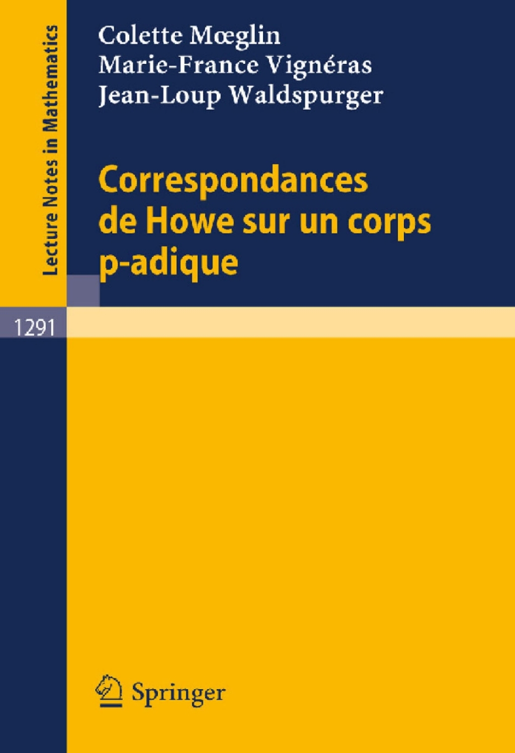 Correspondances de Howe sur un corps p-adique - (PDF/EPUB Version)