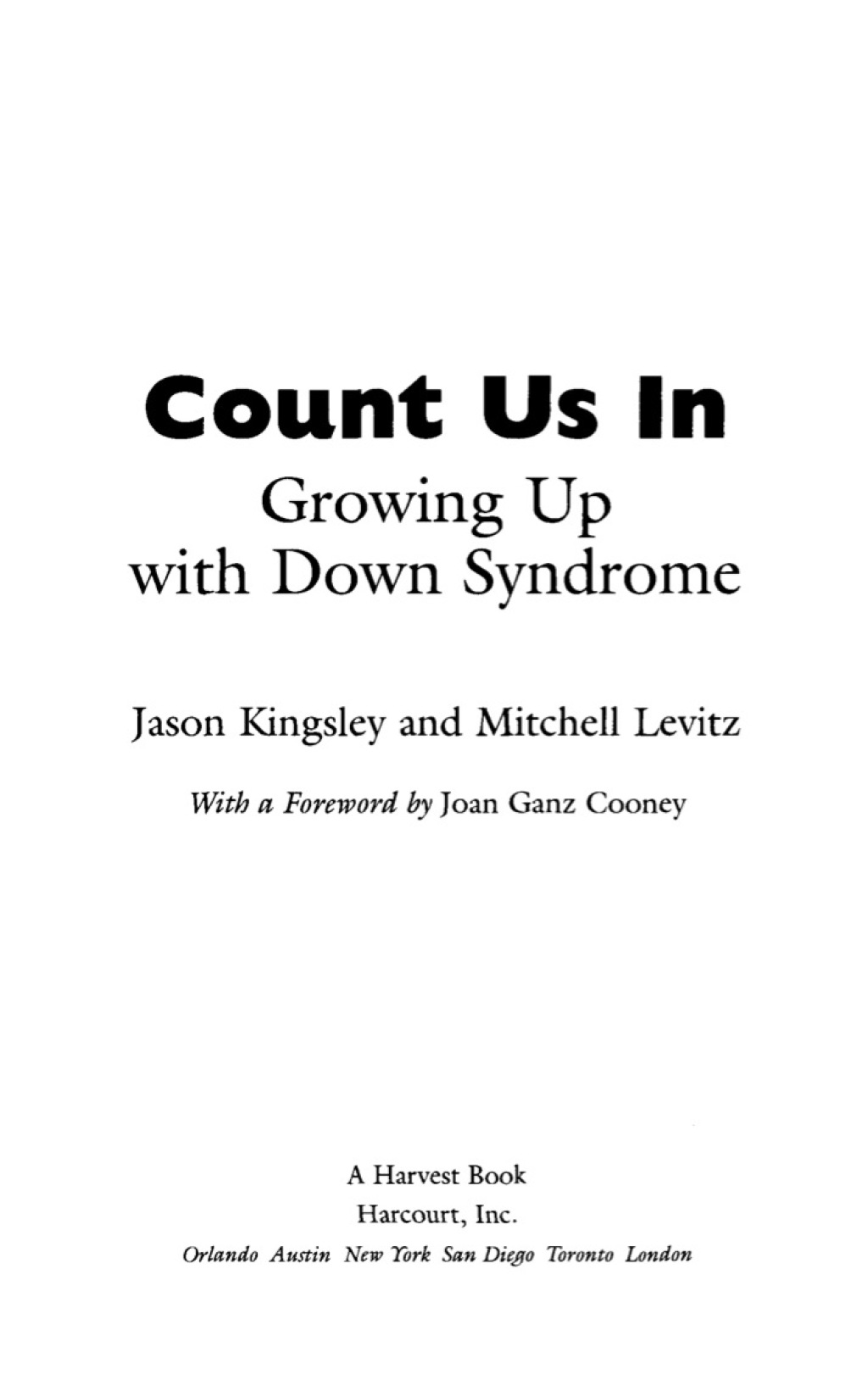 Count Us In Growing Up with Down Syndrome - (PDF/EPUB Version)