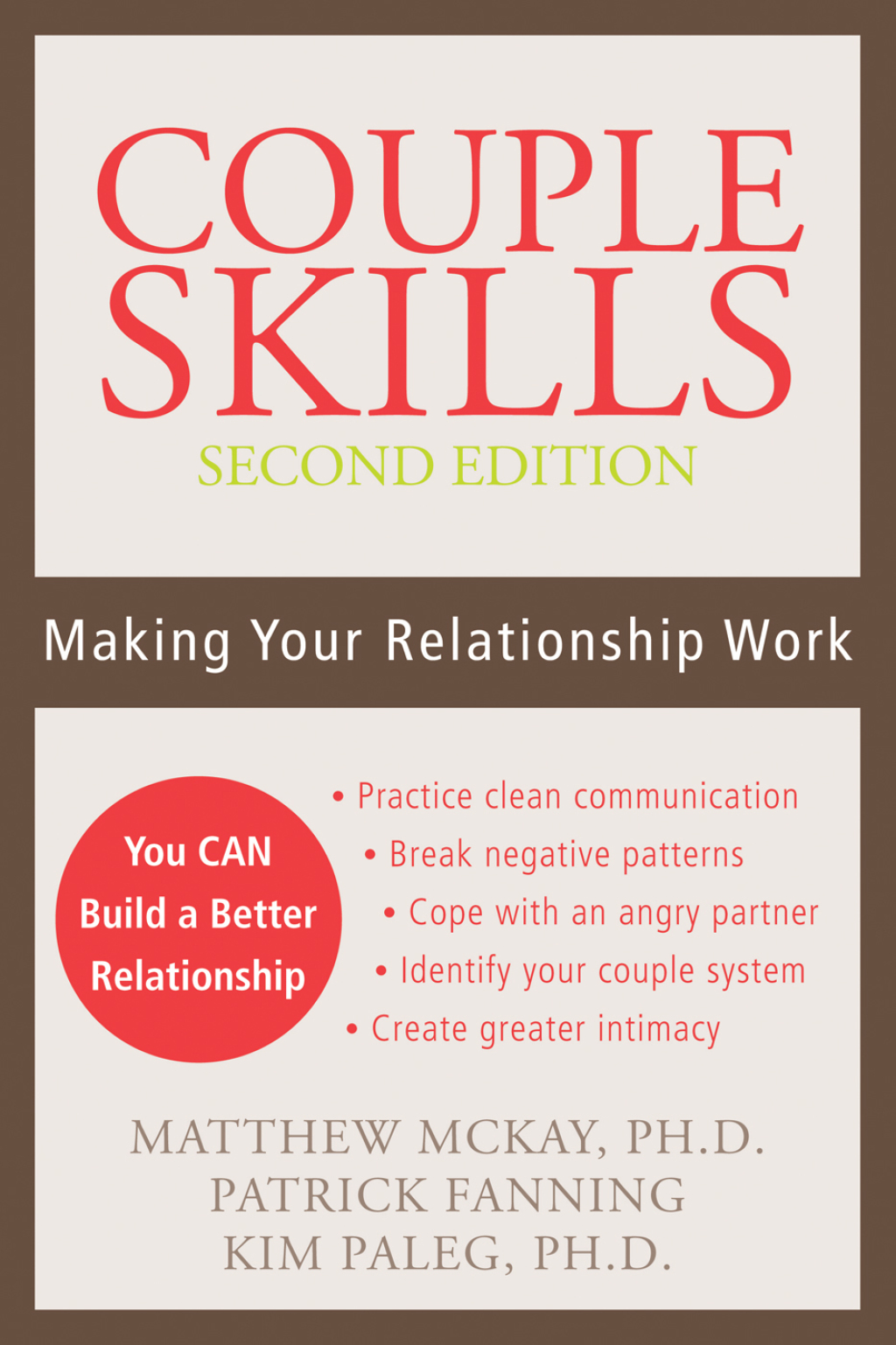 Couple Skills Making Your Relationship Work 2nd Edition - (PDF/EPUB Version)