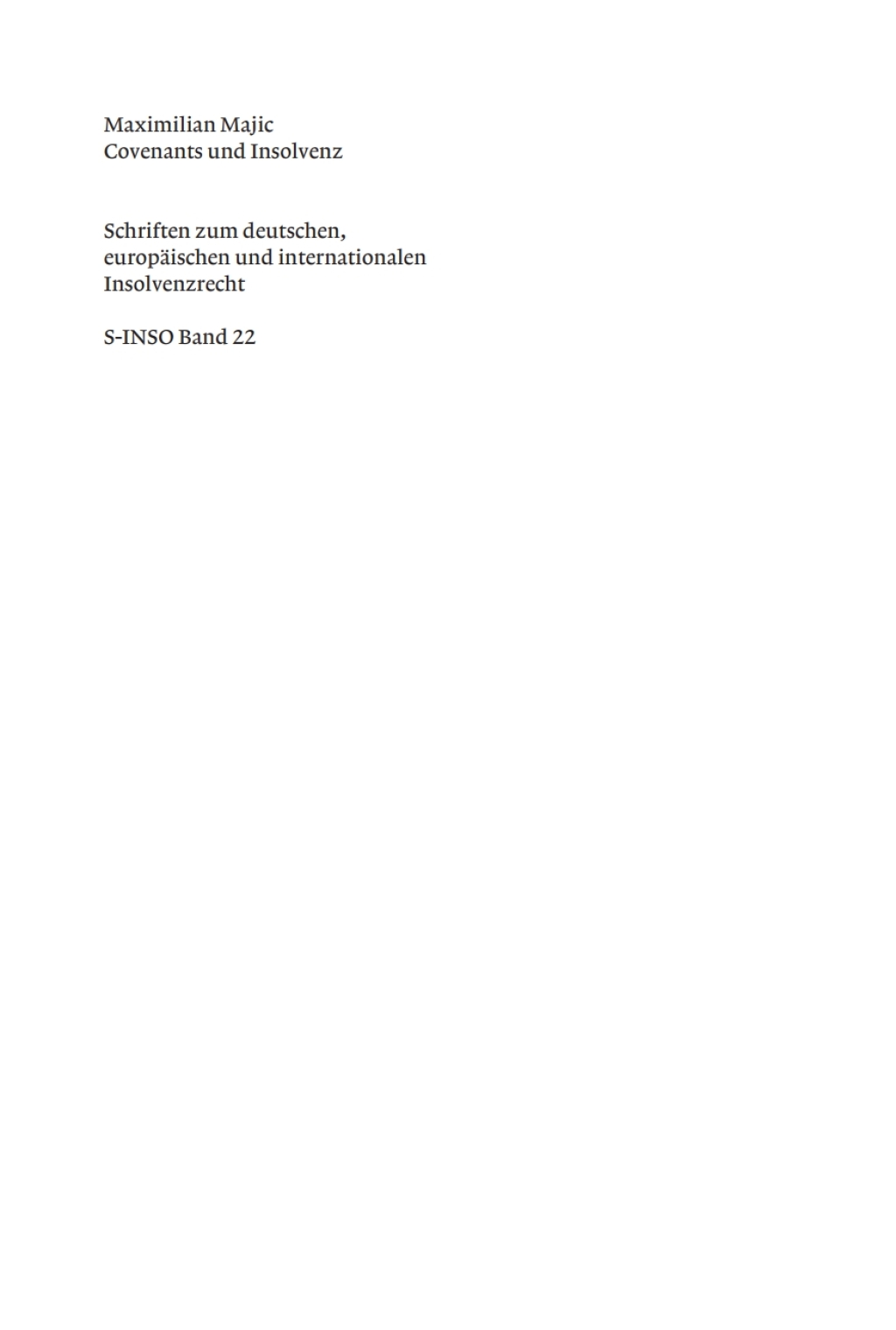 Covenants und Insolvenz Risiken covenant-gesicherter Kreditgeber im Falle der Insolvenz des Kreditnehmers 1st Edition â€“ PDF/EPUB Version Downloadable