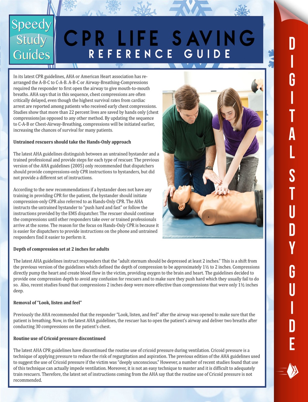 CPR Lifesaving Reference Guide (Speedy Study Guide) - (PDF/EPUB Version)
