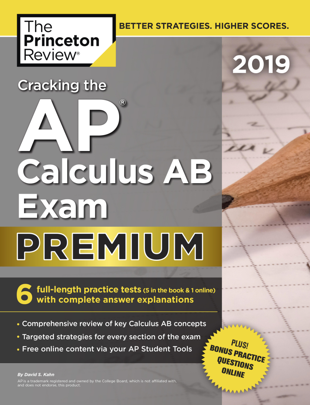 Cracking the AP Calculus AB Exam 2019, Premium Edition 6 Practice Tests + Complete Content Review - (PDF/EPUB Version)