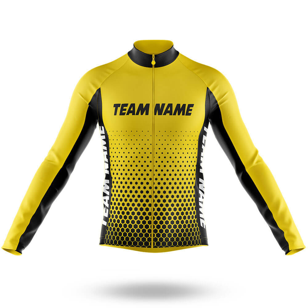 Custom Team Name M10 - Men's Cycling Long Sleeve Jersey