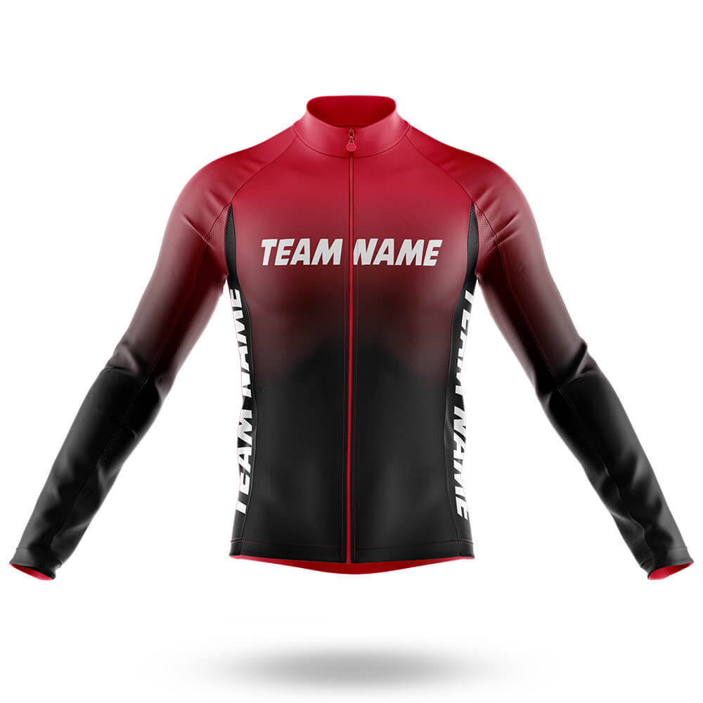 Custom Team Name M11 - Men's Cycling Long Sleeve Jersey