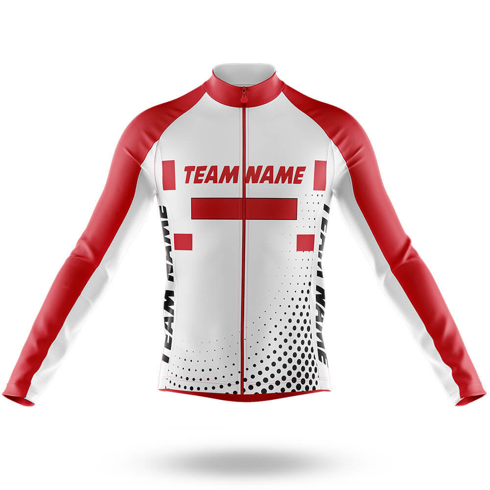 Custom Team Name M18 - Men's Cycling Long Sleeve Jersey