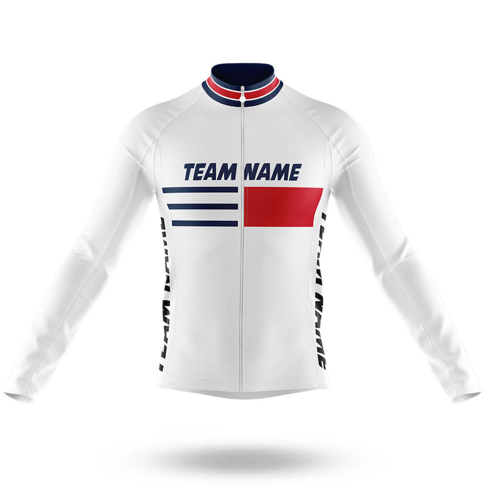 Custom Team Name M22 - Men's Cycling Long Sleeve Jersey