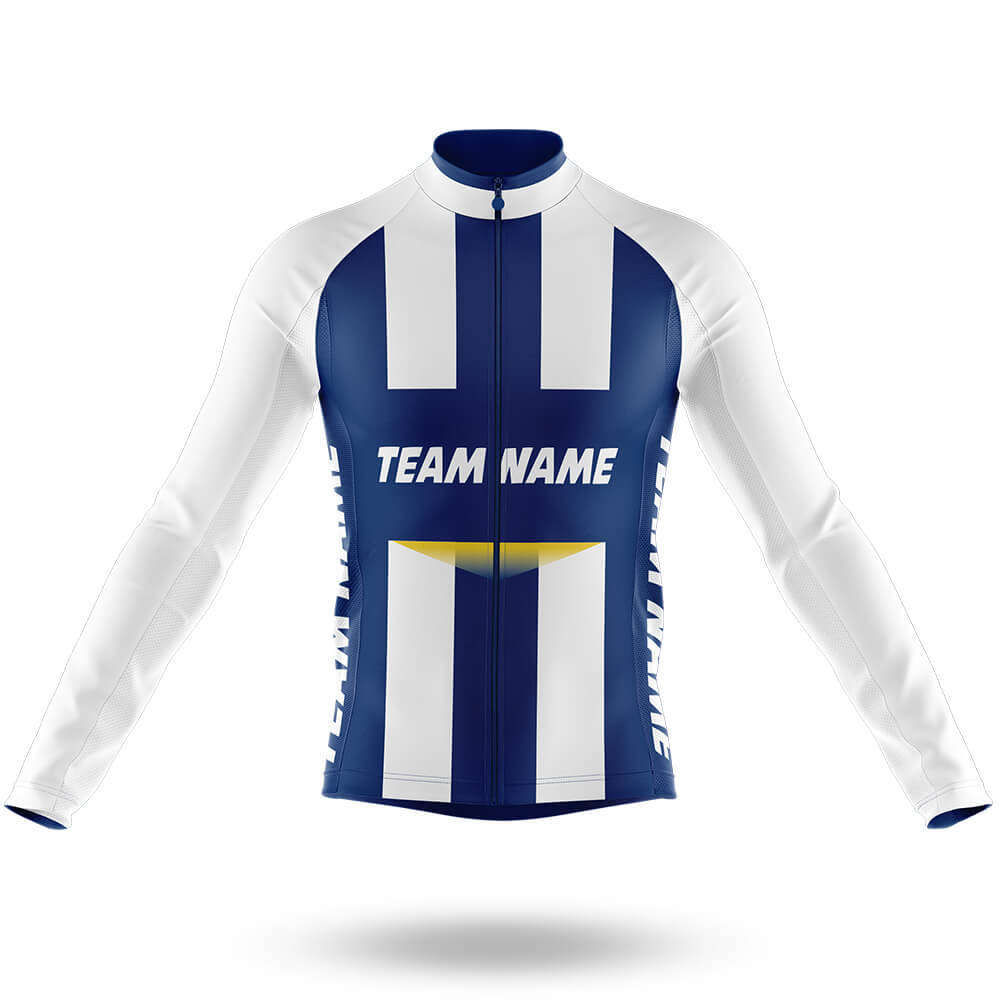 Custom Team Name M29 - Men's Cycling Long Sleeve Jersey