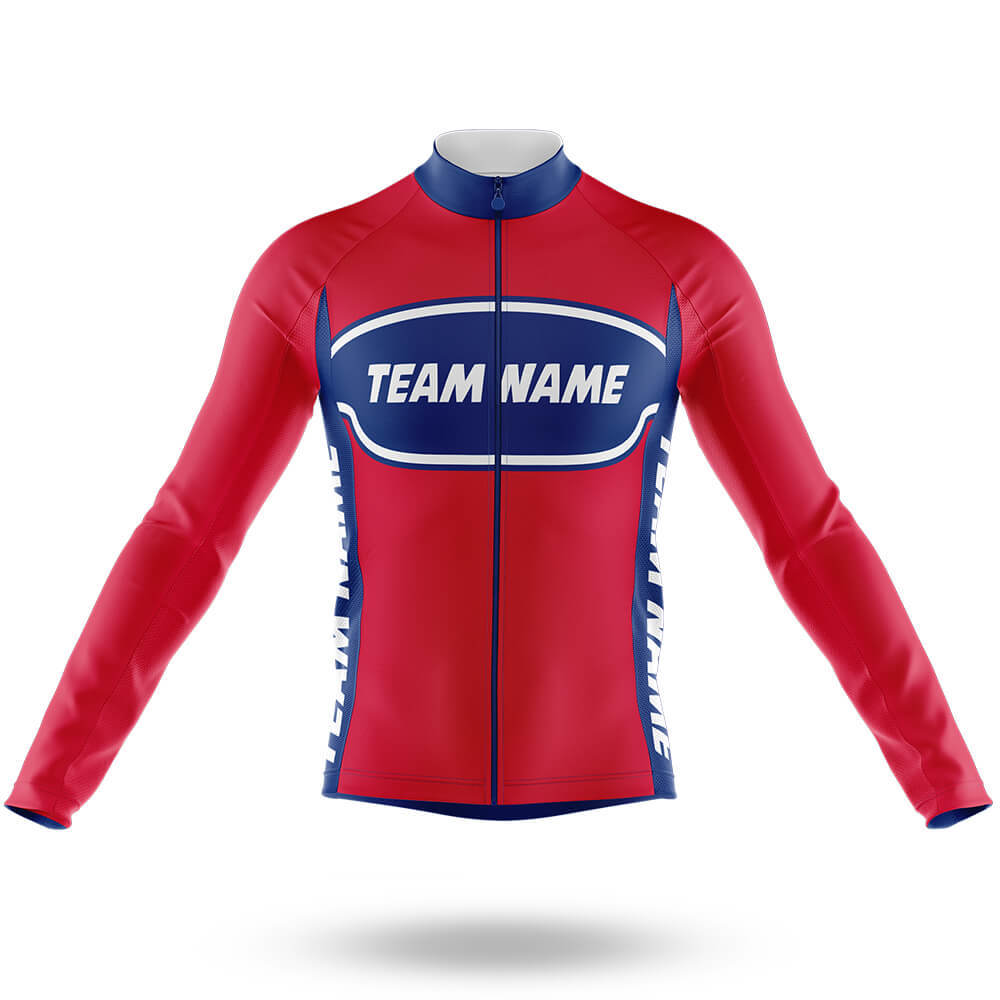 Custom Team Name M30 - Men's Cycling Long Sleeve Jersey