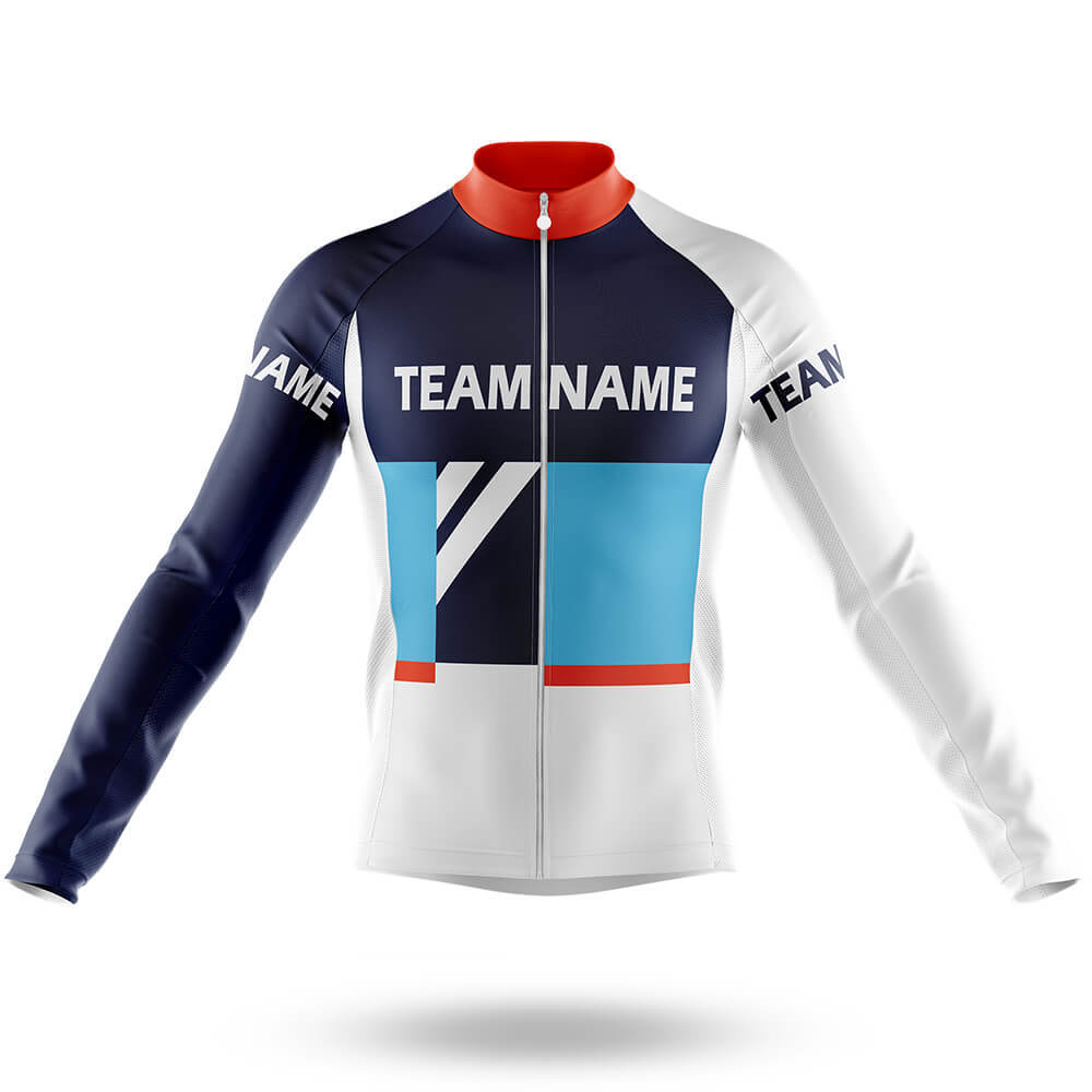 Custom Team Name M33 - Men's Cycling Long Sleeve Jersey