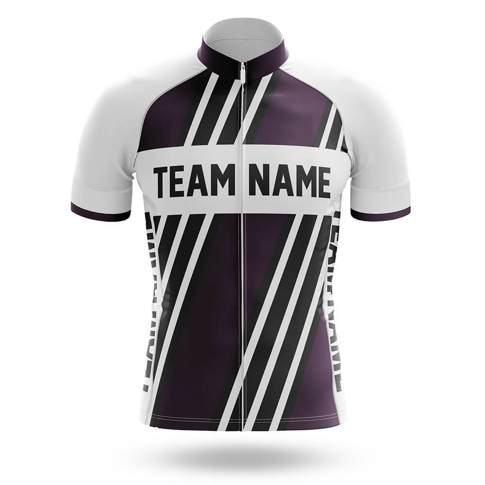 Custom Team Name M5 Dark Purple - Men's Cycling Jersey Only