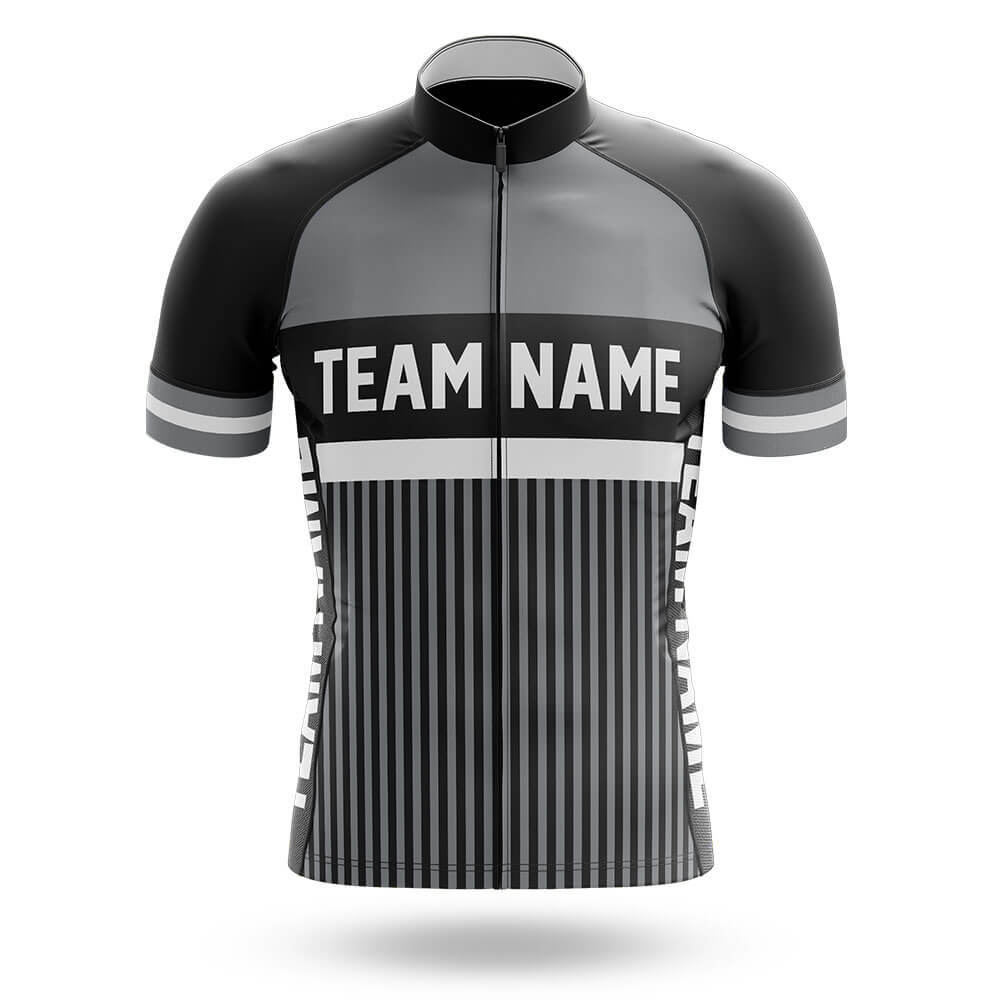 Custom Team Name M6 Grey - Men's Cycling Jersey Only