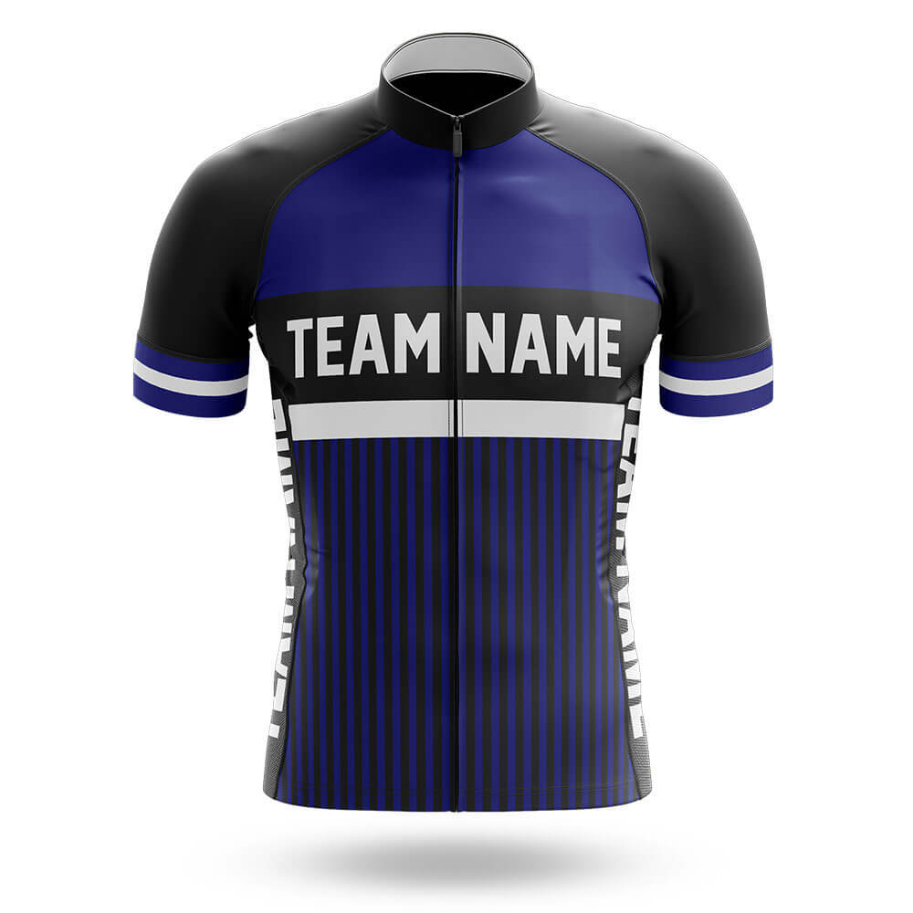 Custom Team Name M6 Navy - Men's Cycling Jersey Only