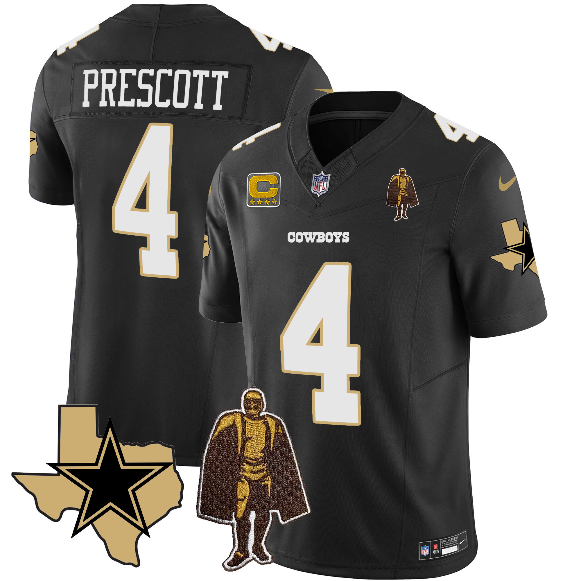 Dak Prescott Men's Dallas Cowboys Special Vapor Limited Black Jersey - All Stitched