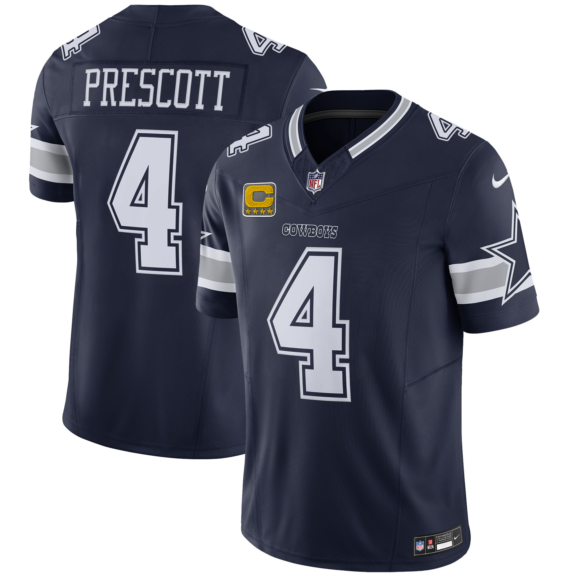 Dak Prescott Men's Dallas Cowboys Vapor Limited Jersey ÃƒÂ¯Ã‚Â¿Ã‚Â½ All Stitched Navy Jersey - All Stitched