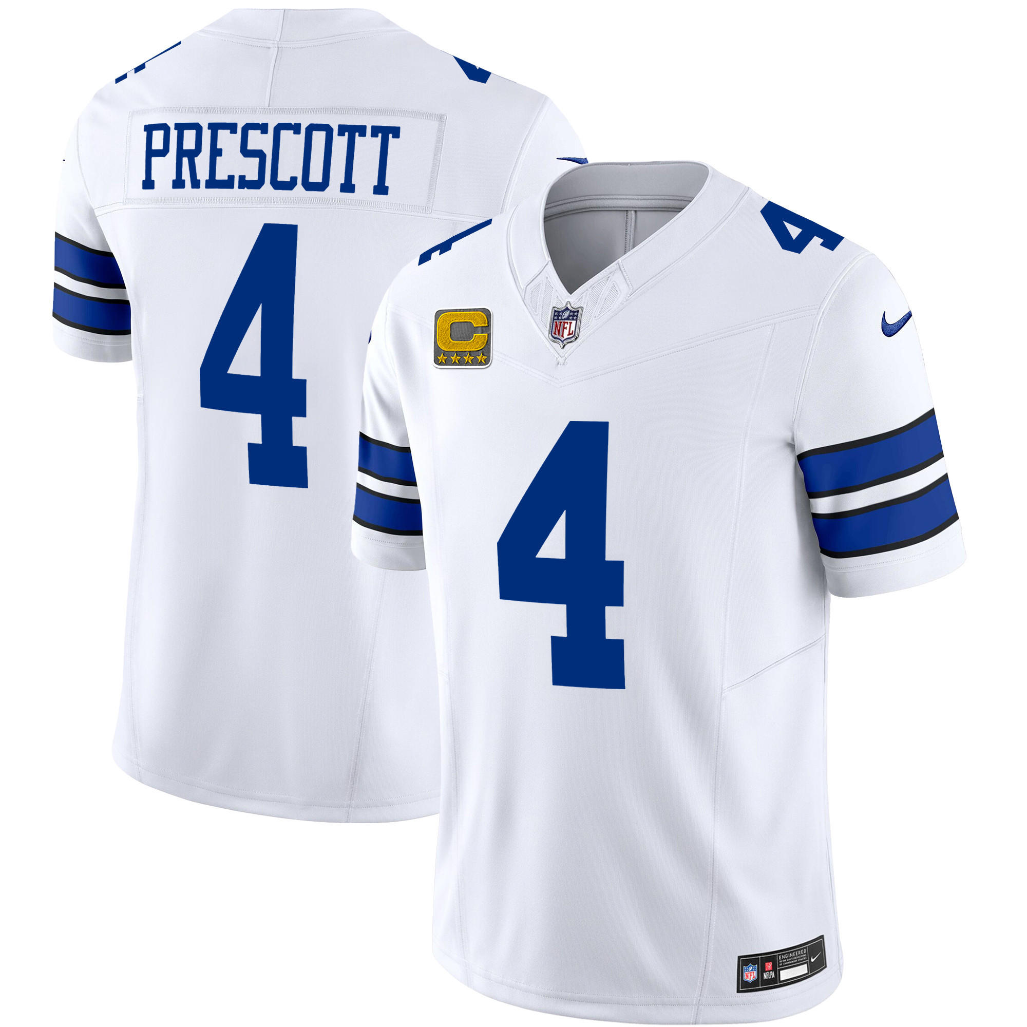 Dak Prescott Men's Dallas Cowboys Vapor Limited Jersey Ã¯Â¿Â½ All Stitched White Jersey - All Stitched