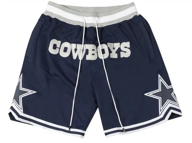 Dallas Cowboys M&N Navy Championship Shorts - Basketball Shorts Store