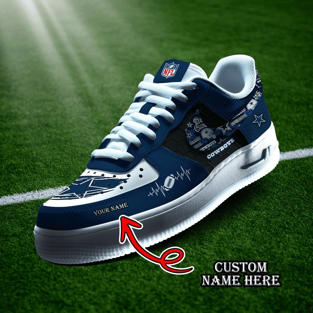 Dallas Cowboys Personalized Version 8 AF1 Shoes