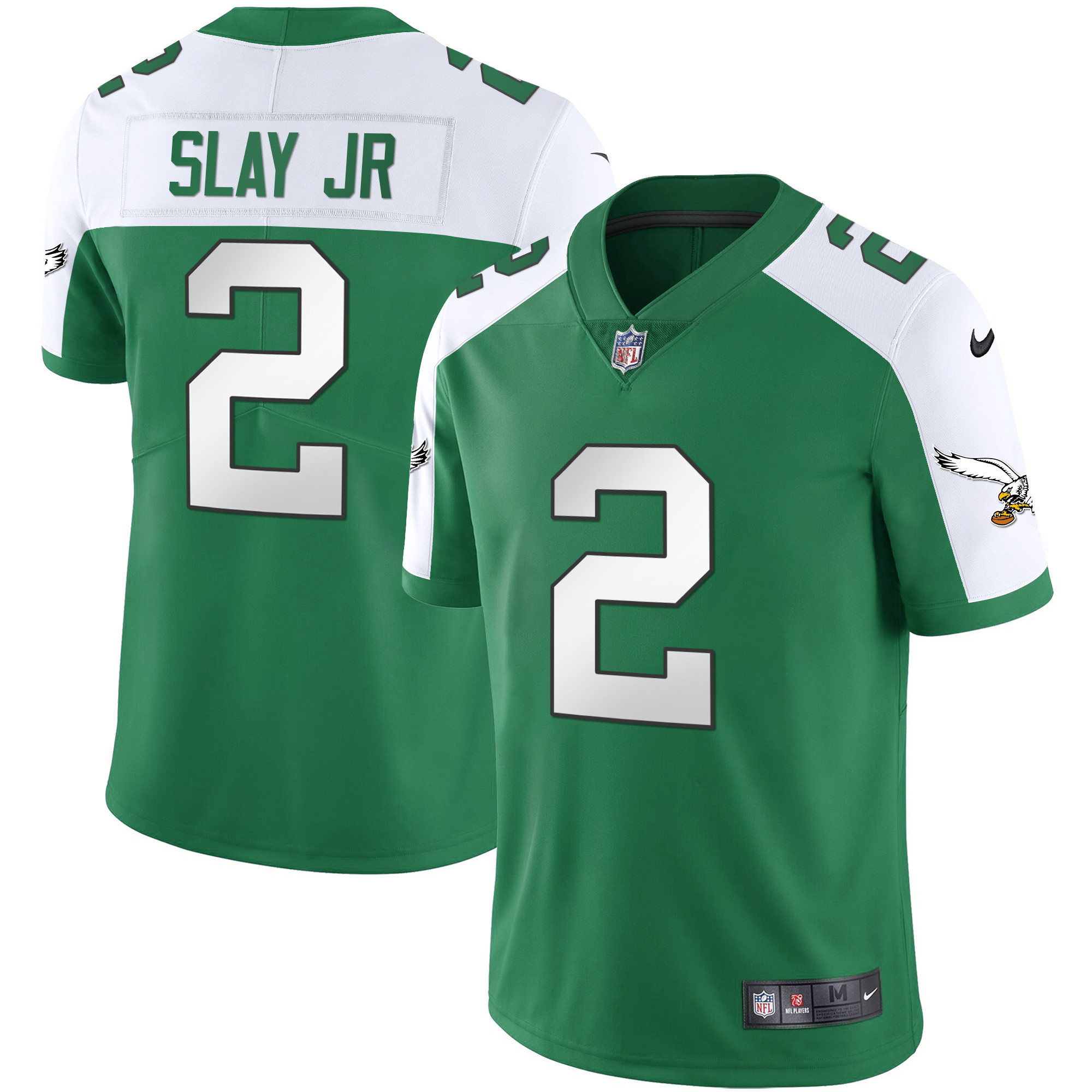 Darius Slay Jr. Men's Philadelphia Eagles Alternate Kelly Green & Gold Kelly Jersey - All Stitched