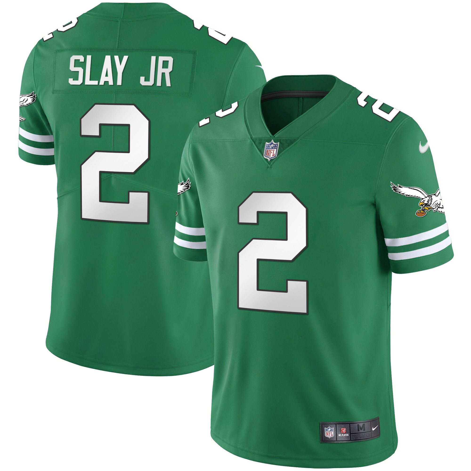 Darius Slay Jr. Men's Philadelphia Eagles Gold & Kelly Vapor Kelly Green Jersey - All Stitched