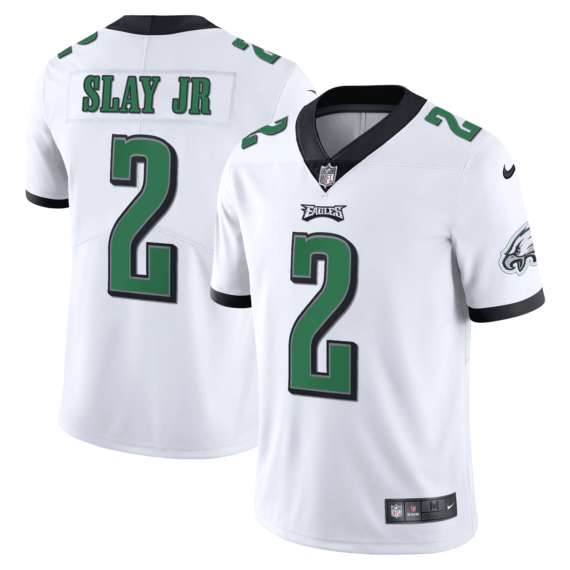 Darius Slay Jr. Men's Philadelphia Eagles Kelly Green Limited White Jersey - All Stitched