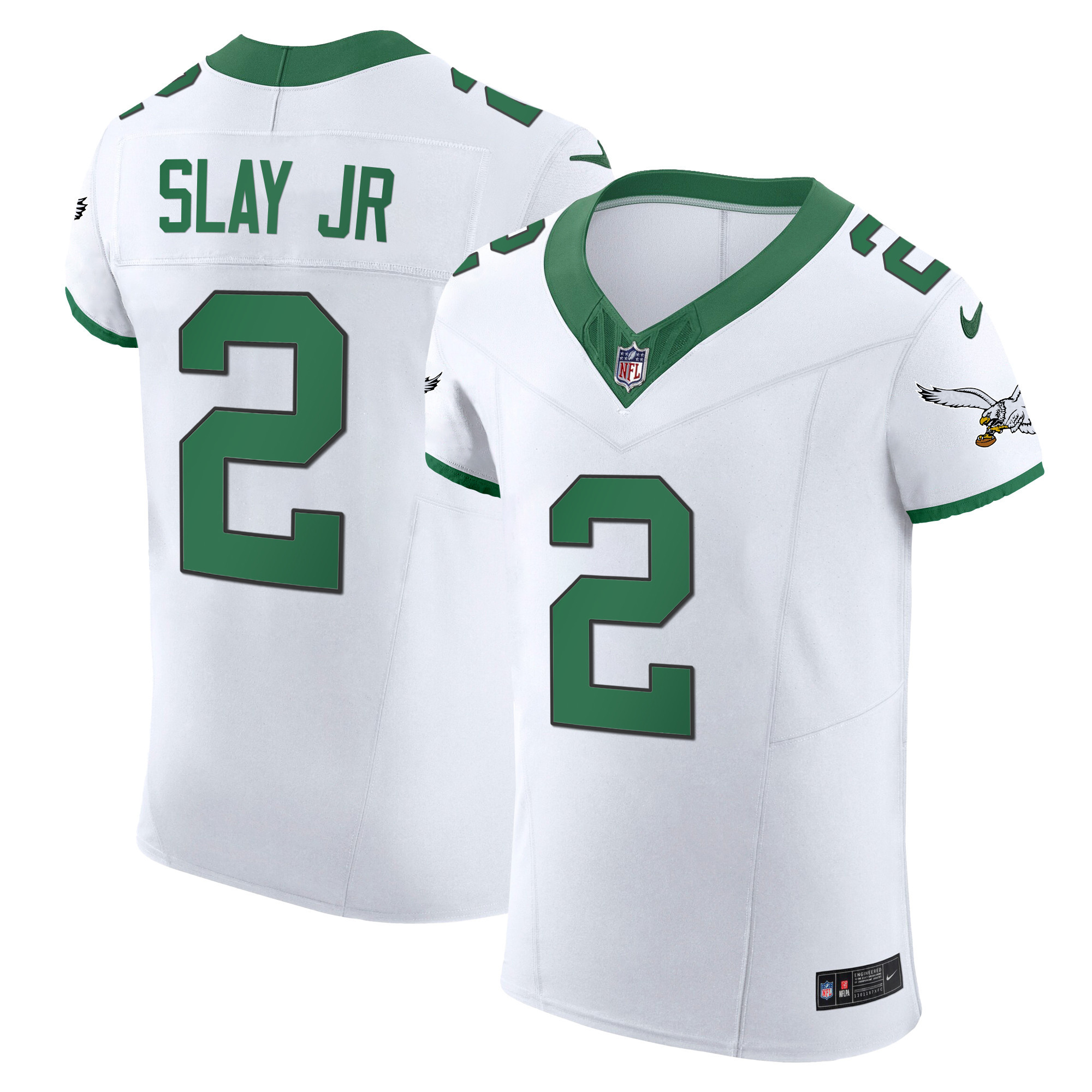 Darius Slay Jr. Men's Philadelphia Eagles Kelly Green Vapor Elite Kelly White Jersey - All Stitched