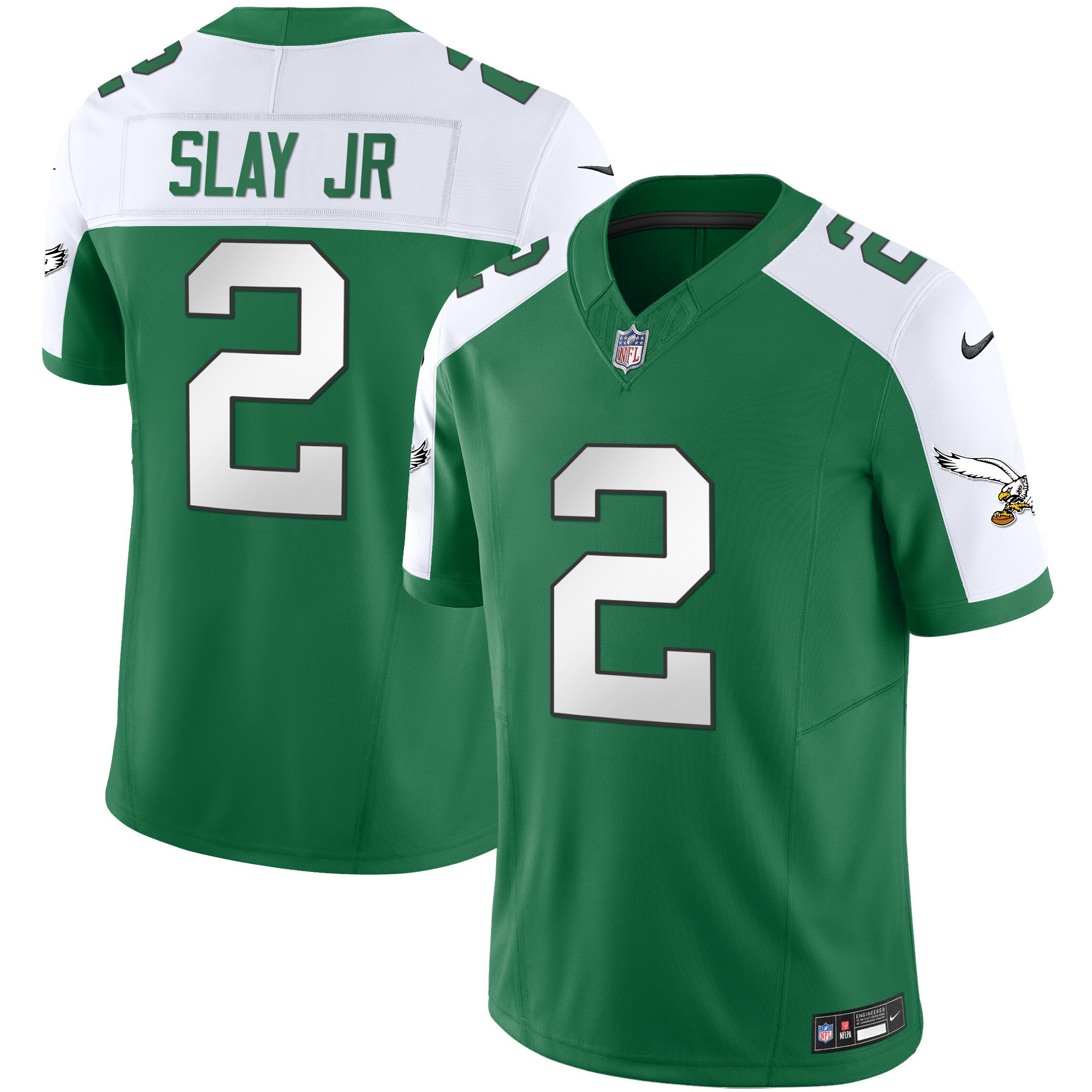 Darius Slay Jr. Men's Philadelphia Eagles Kelly Green Vapor Limited Kelly Alternate Jersey - All Stitched