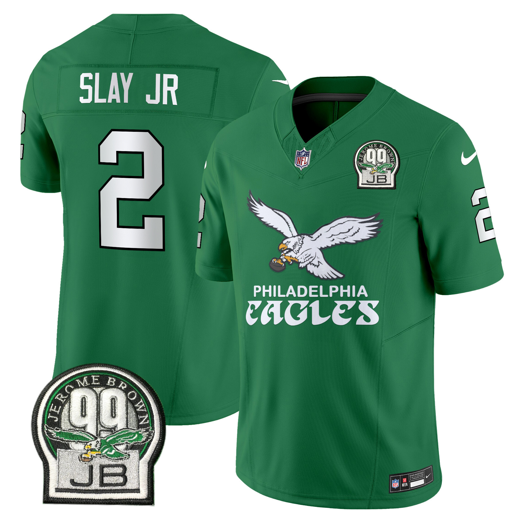Darius Slay Jr. Men's Philadelphia Eagles Kelly Green Vapor Limited Kelly Green Jersey - All Stitched