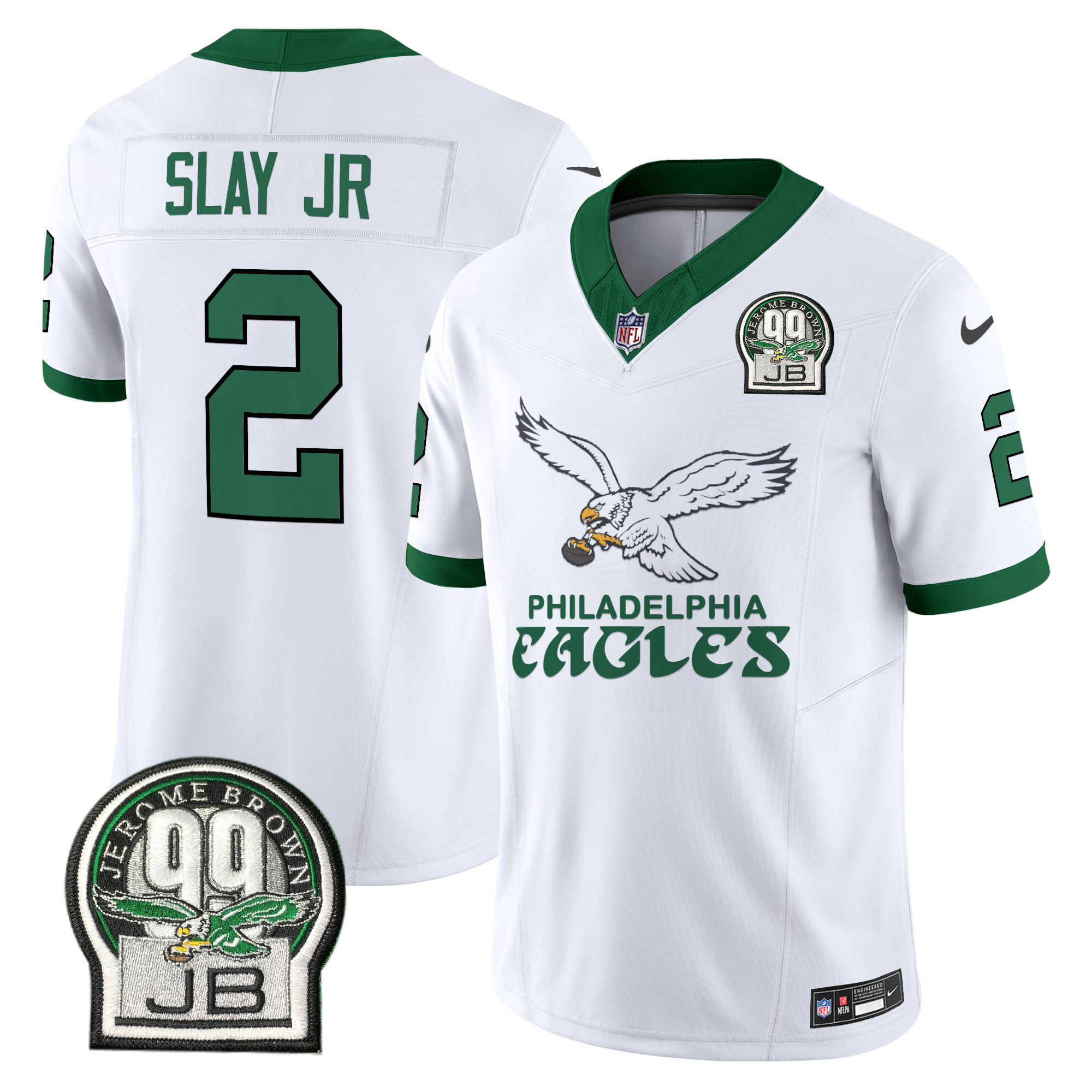 Darius Slay Jr. Men's Philadelphia Eagles Kelly Green Vapor Limited Kelly White Jersey - All Stitched