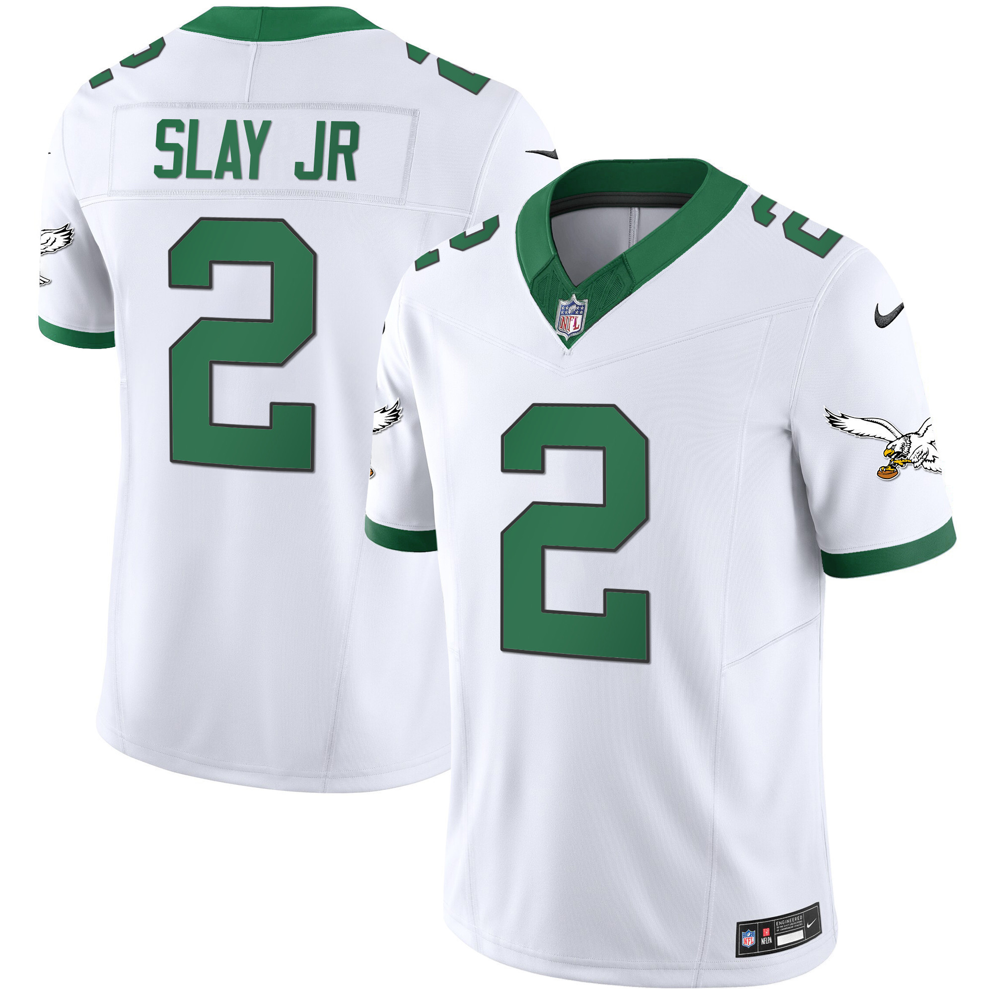 Darius Slay Jr. Men's Philadelphia Eagles Kelly Green Vapor Limited Kelly White Jersey - All Stitched