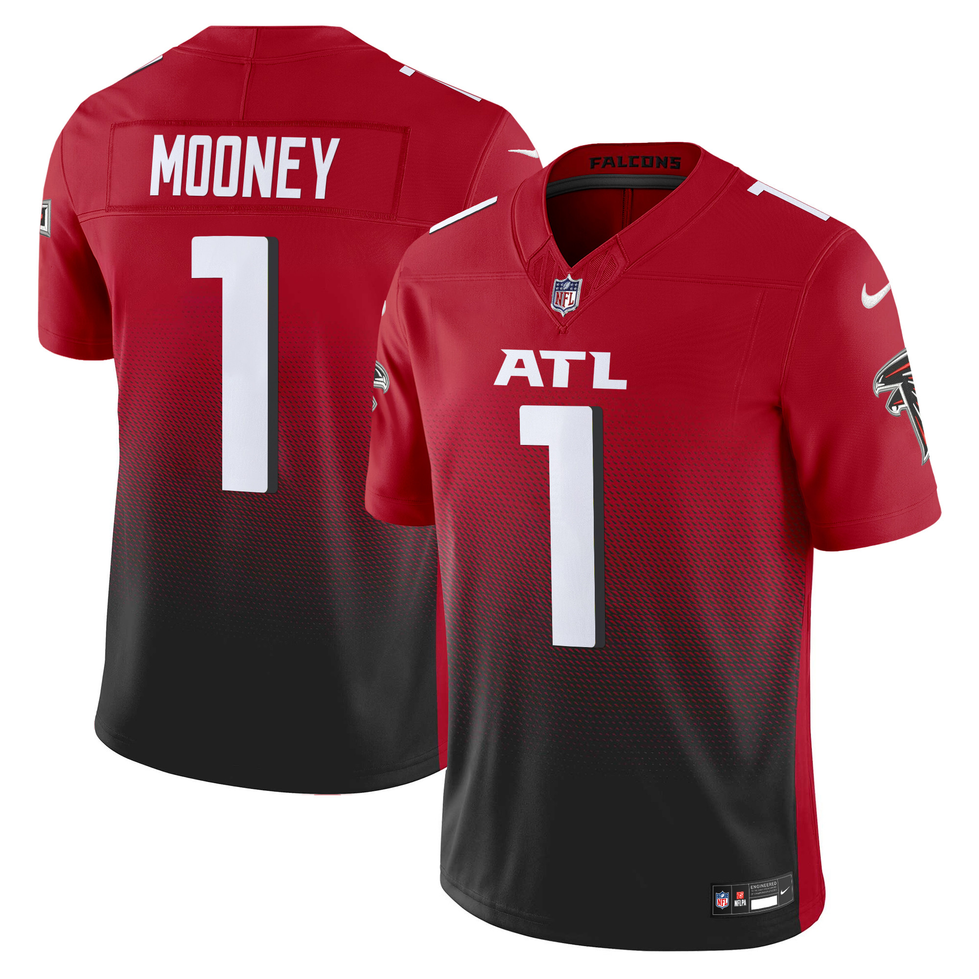 Darnell Mooney Men's Atlanta Falcons 2024 Vapor Limited Red Jersey - All Stitched