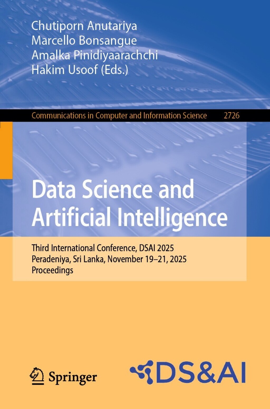 Data Science and Artificial Intelligence Third International Conference ...
