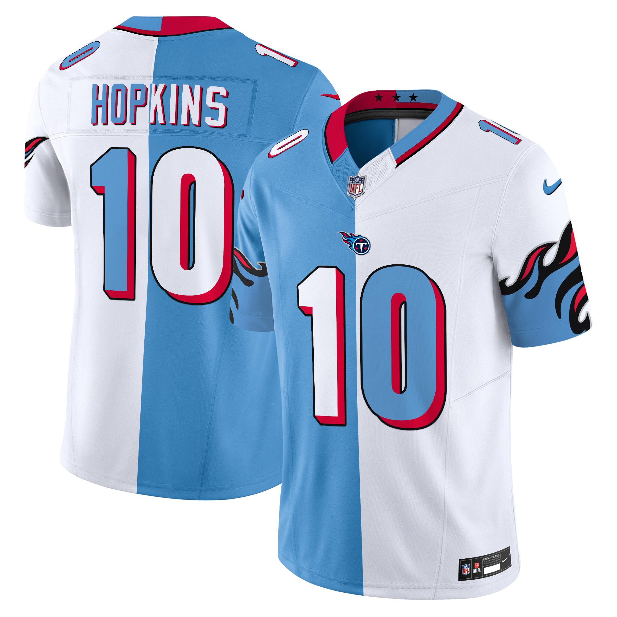 DeAndre Hopkins Men's Tennessee Titans Special Vapor Limited Split Jersey - All Stitched
